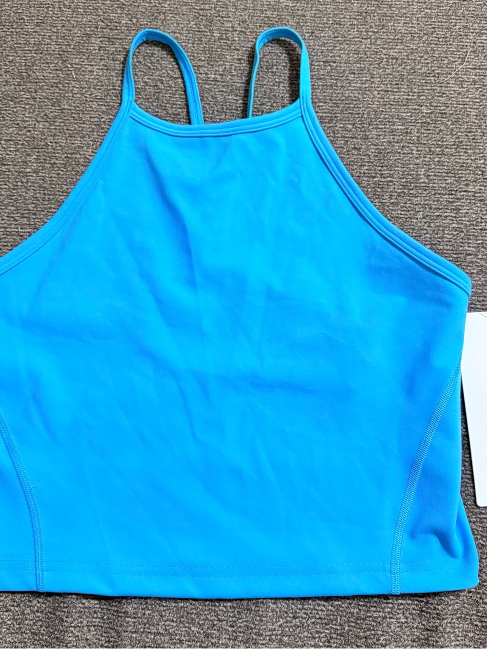 lululemon athletica Bright Blue High-Neck Sports Bra
